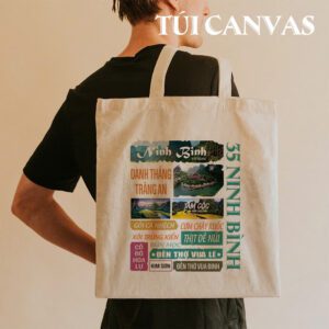 Túi Vải Canvas Ninh Bình – Hành Trình Về Đất Cố Đô tui vai canvas Ninh Binh 2