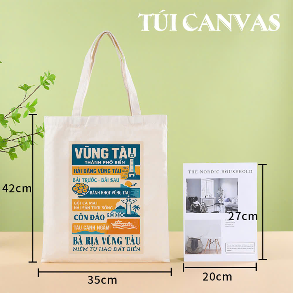 túi vải canvas Vũng Tàu tui vai canvas Vung Tau