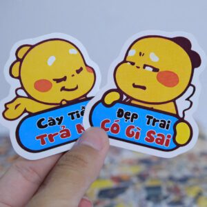 Set 12 Sticker Gà Vàng Cực Chất – Hài Hước, Cá Tính, Dán Đâu Cũng Gây Chú Ý z6643856252788 41e615e55636d730a25bfc053bde8cfd