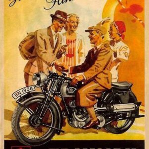 Bộ 100 Poster Vintage Motorbike – Tôn Vinh Tinh Thần Tự Do & Đam Mê Đường Trường 9