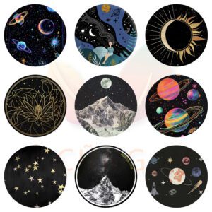 Bộ 50 Sticker Milk Way Universe – Vũ Trụ Huyền Bí, Sang Trọng, Decor Sổ & Không Gian Học Tập ContactSheet 003 4