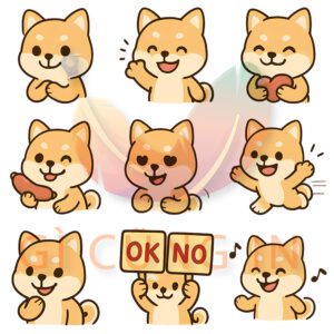 Bộ 50 Sticker Gấu Vàng – Biểu Cảm Dễ Thương, Chill Decor Mọi Nơi ContactSheet 004 12