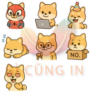 Bộ 50 Sticker Gấu Vàng – Biểu Cảm Dễ Thương, Chill Decor Mọi Nơi ContactSheet 006 9