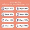 150 Sticker Tên Học Sinh Mẫu Sticker Màu Tím Đáng Yêu (3,3x1cm) – Nhân Vật Dễ Thương, Dán Siêu Bền, In Theo Tên Riêng POSSTER2 1