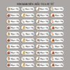 150 Sticker Tên Học Sinh Mẫu Vua Sư Tử (3,3x1cm) – Mạnh Mẽ, Quyết Đoán, Cá Tính Từng Miếng Dán POSSTER3 1