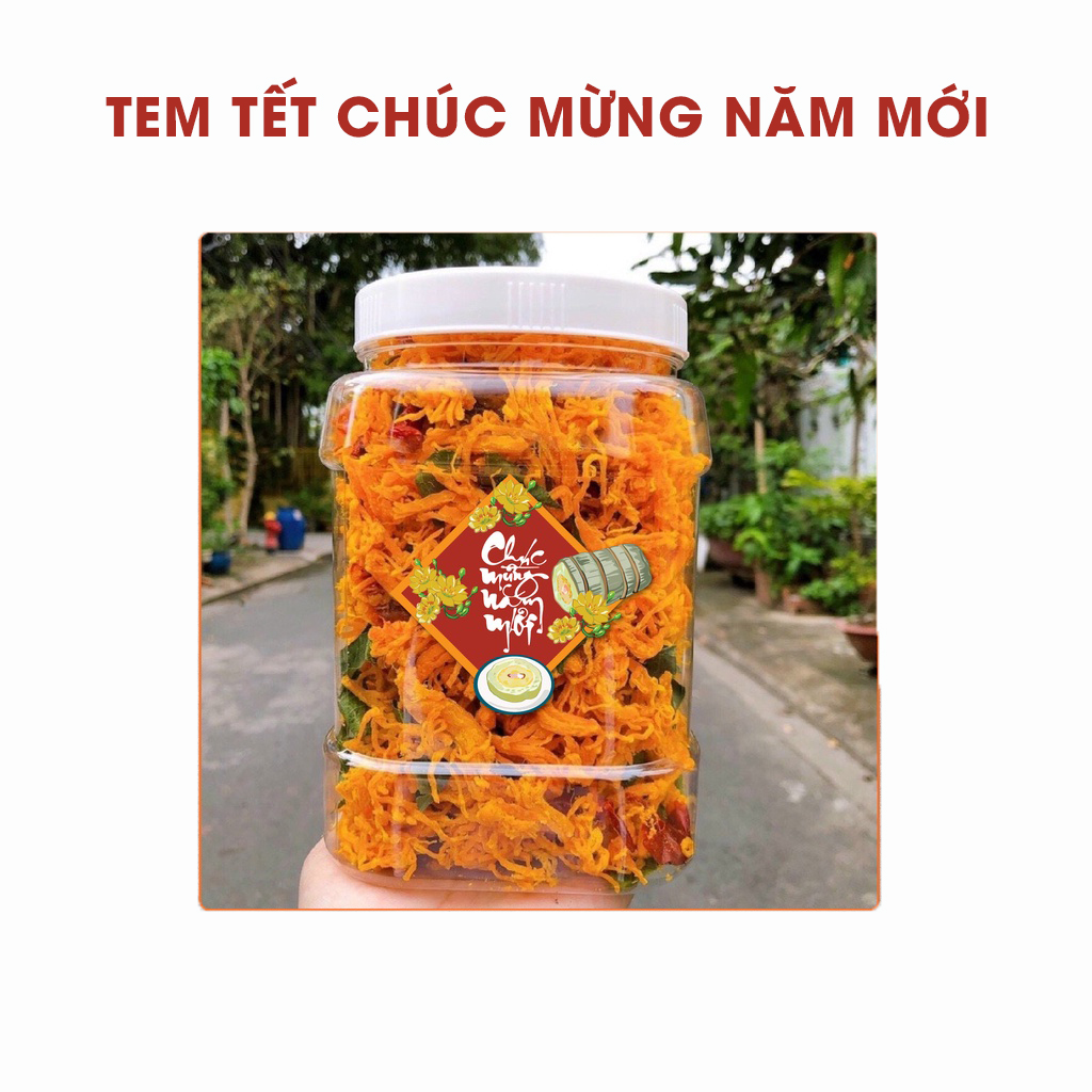 500 Tem Tết Chúc Mừng Năm Mới – Trang Trí Hộp Quà, Hũ Mứt Ngày Tết, Đẹp Mắt & Đậm Không Khí Xuân POSTER2 36
