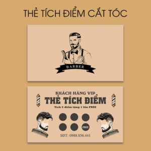 500 Thẻ Tích Điểm Cắt Tóc – Bí Quyết Giữ Chân Khách VIP Tại Barbershop