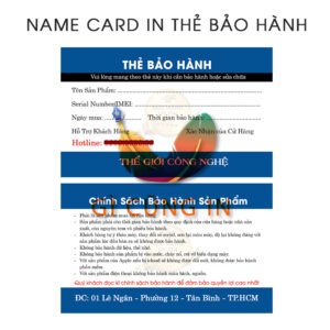 500  Name Card In Thẻ Bảo Hành – Bảo Vệ Quyền Lợi Khách Hàng & Tăng Uy Tín Thương Hiệu