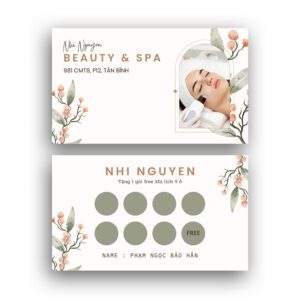 500 Thẻ Tích Điểm Spa – Tặng Gói Dịch Vụ Khi Tích Đủ – Sang Trọng & Hiệu Quả Cho Nhi Nguyen Beauty & Spa