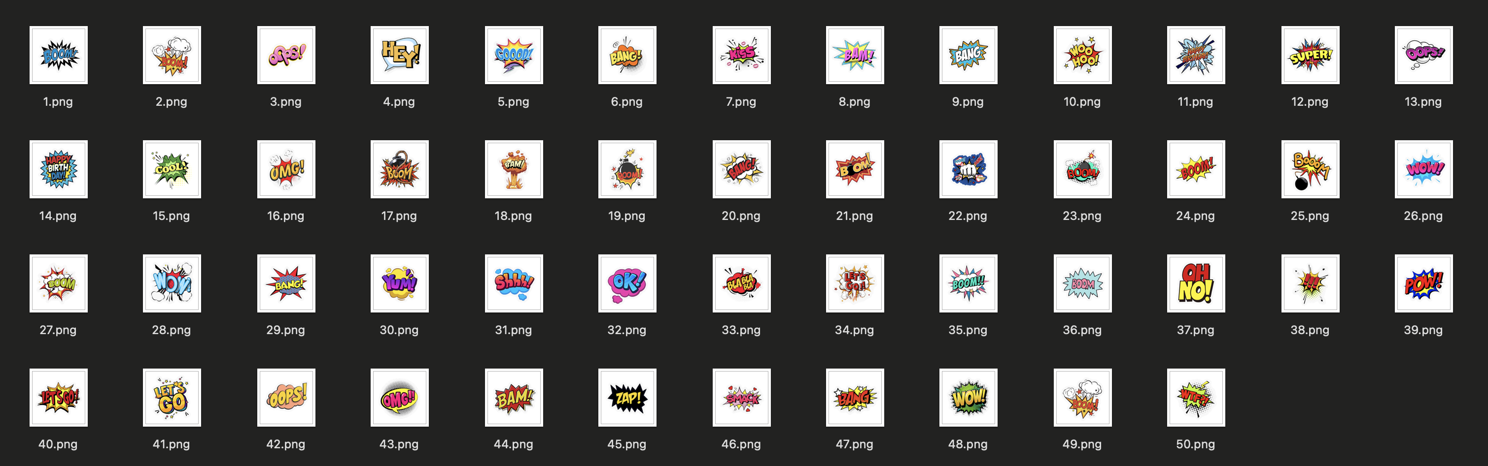 Bộ Sticker Boom Wow – POP ART Sống Động, Thêm Sức Sống Cho Planner & Decor Screenshot 2025 06 27 at 18.49.08