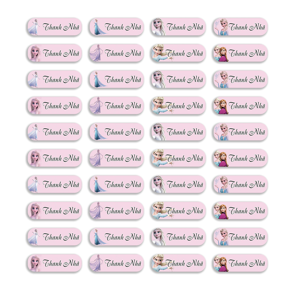 sticker tên elsa poster 2