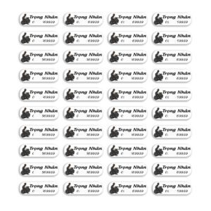 150 Sticker Tên Hình Mô tô Tư (3.3x1cm) – Sticker Dán Tên Cá Nhân Phong Cách Tối Giản, Dành Cho Người Thích Yên Tĩnh