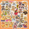 Bộ 50 Sticker Gấu Béo – Dễ Thương & Xinh Xắn Cho Decor Học Tập, Sổ Tay, Bình Nước poster1 150