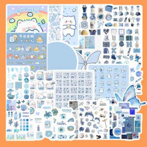 Bộ 50 Sticker Xanh Ngọc – Dịu Mát, Aesthetic & Sang Trọng