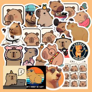 Bộ Sticker Capybara – Đáng Yêu, Chill Và Siêu Gần Gũi poster1 172
