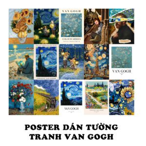 Bộ 50 Poster Tranh Van Gogh – Nghệ Thuật Kinh Điển Cho Không Gian Tinh Tế