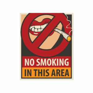 Bảng Cấm Hút Thuốc – No Smoking Sign – Thiết Kế Nổi Bật, Chống Thấm, Dễ Nhận Diện