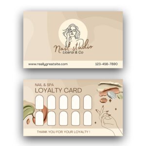 500 Thẻ Tích Điểm Nail & Spa – Thiết Kế Sang Trọng, Tăng Khách Quay Lại Cực Hiệu Quả