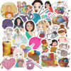 Bộ 50 Sticker Đan Móc Len – Gọn Xinh Dành Riêng Cho Tín Đồ Handmade, Đan Len & Crochet poster1 96