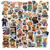 Bộ 50 Sticker Gấu Nâu Ngầu – Siêu Chất Cho Dân Cool Ngầu, Streetwear & Decor Laptop, Vali poster1 98