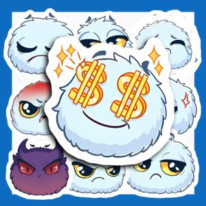 Bộ Sticker Cục Bông – Đáng Yêu, Chill, Siêu Hài Hước poster10 16