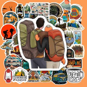 Bộ 50 Sticker Camping – Chill, Phượt & Vintage Cho Góc Decor poster2 131