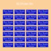 150 Sticker Tên Nền Xanh Dương Chữ Trắng – Mẫu Makeup Artist Sang Trọng & Chuyên Nghiệp poster2 66