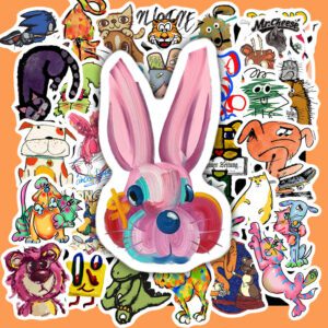Bộ 50 Sticker Hoạt Hình Art – Cá Tính, Độc Đáo Cho Decor Laptop, Bình Nước, Sổ Tay poster3 120