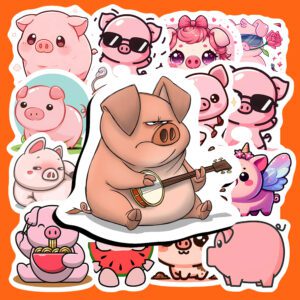 Bộ Sticker Heo Hồng – Dễ Thương Hết Nấc, Đem Lại Niềm Vui Mỗi Ngày poster3 148