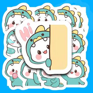 Bộ 42 Sticker Khủng Long – Dễ Thương, Tươi Vui, Decor Mọi Không Gian poster3 161