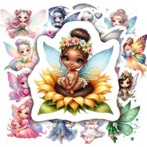 Bộ 25 Sticker Công Chúa – Dịu Dàng, Lung Linh, Tô Điểm Góc Học Tập poster3 168