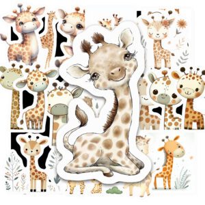 Bộ 25 Sticker Hươu Cao Cổ – Dễ Thương, Trẻ Trung, Decor Góc Học Tập poster3 180