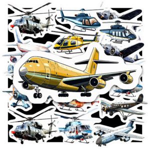 Bộ 24 Sticker Máy Bay – Đam Mê Bầu Trời, Truyền Cảm Hứng Du Lịch poster3 181
