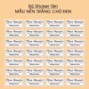 150 Sticker Tên Nền Trắng Chữ Đen – Thiết Kế Đơn Giản, Tinh Tế Cho Makeup Artist poster3 53