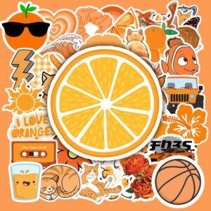 Bộ 50 Sticker Màu Cam – Tươi Sáng, Năng Động Cho Góc Decor poster4 122