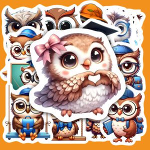Bộ Sticker Cú Mèo Dễ Thương – Decor Xinh Cho Sổ Tay & Góc Học Tập poster4 141