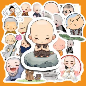 Bộ Sticker Chú Tiểu – Dễ Thương, An Nhiên, Bình An Mỗi Ngày poster4 144
