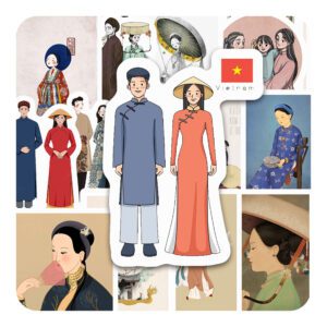 Bộ 25 Sticker Trang Phục Truyền Thống Việt Nam – Gìn Giữ Văn Hóa, Mang Hơi Thở Xưa poster4 175