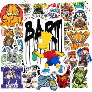 Bộ 50 Sticker Động Vật Graffiti – Cực Chất Cho Dân Streetwear, Skate, Decor Laptop, Bình Nước poster4 61
