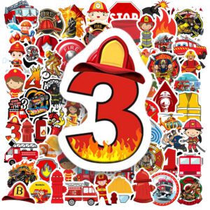 Bộ 100 Sticker Cứu Hỏa – Hào Hứng, Truyền Cảm Hứng, Phù Hợp Cho Bé Yêu Nghề Nghiệp poster4 71