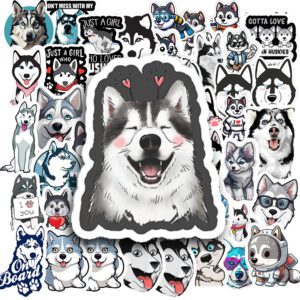 Bộ 50 Sticker Husky – Siêu Biểu Cảm, Siêu Dễ Thương poster4 91