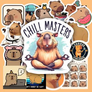 Bộ Sticker Capybara – Đáng Yêu, Chill Và Siêu Gần Gũi poster5 126