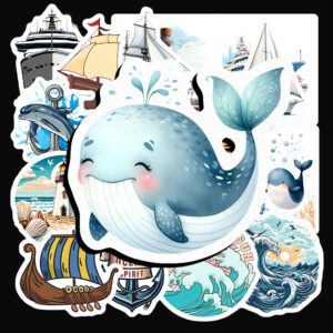 Bộ 50 Sticker Biển Đảo – Tươi Mát Mùa Hè, Decor Vali & Sổ Tay Cực Chill poster5 164