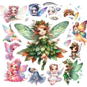 Bộ 25 Sticker Công Chúa – Dịu Dàng, Lung Linh, Tô Điểm Góc Học Tập poster6 129