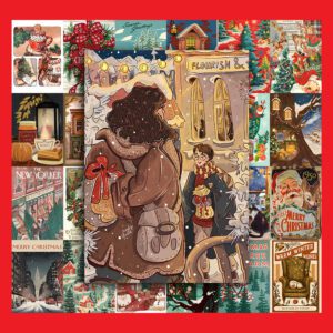 Bộ 50 Poster Giáng Sinh – Ấm Áp, Dễ Thương, Trang Trí Không Gian Cuối Năm poster6 16