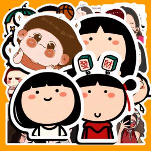 Bộ 50 Sticker “Hài hước dễ thương” poster6 162
