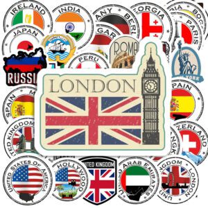 Bộ 50 Sticker Country – Quốc Kỳ & Biểu Tượng Quốc Gia Cho Tín Đồ Du Lịch poster6 35