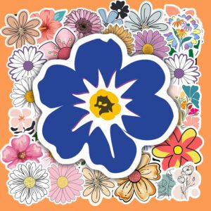 Bộ 50 Sticker Bông Hoa – Dễ Thương, Tươi Mát Cho Góc Decor poster6 74