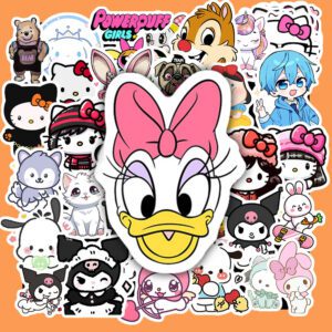 Bộ 60 Sticker Hoạt Hình Hỗn Hợp – Cute, Dễ Thương, Phù Hợp Decor Góc Học Tập & Làm Việc poster6 85
