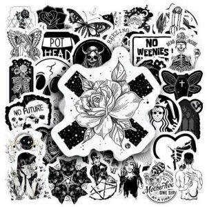 Bộ 50 Sticker Gothic – Cool Ngầu, Dark Art, Chất Riêng poster6 99